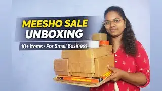 Meesho sale unboxing 🤩 10+ items for small business 😍