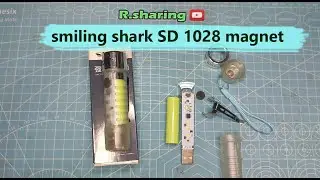 Senter Mini Saku 6 Mode Terang Senter USB Charger Magnet Cob 023