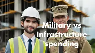 Infrastructure spending vs military spending