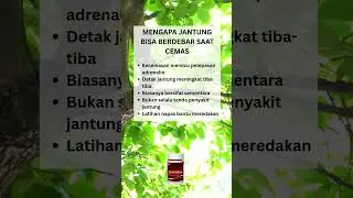 Mengapa Jantung bisa Berdebar saat Cemas #jantung #gravistro