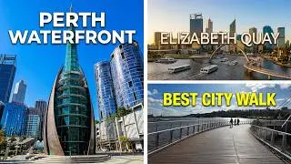 Perth CBD Waterfront Walk: The Bell Tower to Elizabeth Quay