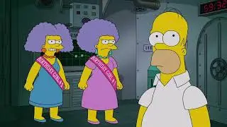 The Simpsons - Patty and Selma's puzzle party