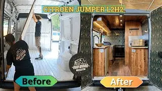 TIMELAPSE DE L'AMÉNAGEMENT D'UN CITROËN JUMPER 🚐 | UN BAR AMBULANT STYLE ANNÉES 30 🎩✨