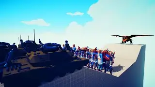 Greater Dragon vs EVERY FACTION | TABS ⚔️ Totally Accurate Battle Simulator ⚔️