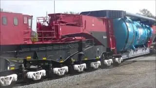 Norfolk Southern  052 w/ Schnabel car WECX 800
