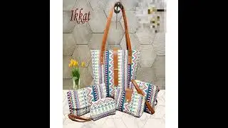 ikkat 5 pcs combo Bags sets available👌🤗 best for daily use nd gifting also👌 🎁🎁SUBSCRIBE OUR CHENNAL🙏