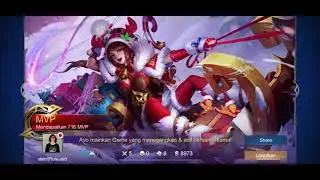 Gameplay Miya Meta Support Mobile Legends Bang Bang Season 20 | Push Rank Marksman MLBB Indo