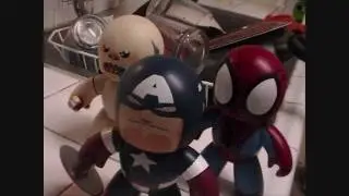 Mighty Mugg Further Adventures: Captain America and Spiderman