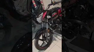 New 2025 TVS Star City Plus - Black Red (Drum)