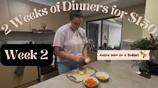 Budget Week of Dinners for $61 | Cook dinner with me | Aussie Mum on a budget