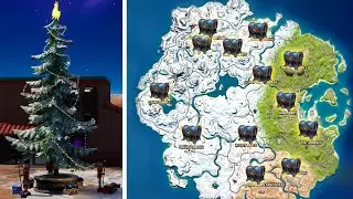 All Holiday Tree Locations in Fortnite Chapter 3 - Winterfest Guide