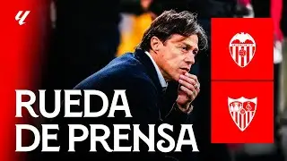 Rueda de prensa de Matías Almeyda #ValenciaSevilla | 📡 EN DIRECTO