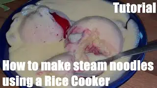 How to make steam noodles (Dampfnudel, Dampfn&uuml;del) with cherry & Vanilla sauce recipe