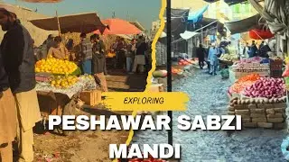 Peshawar Sabzi Mandi Tour | Fresh Vegetables & BRT Bus Experience