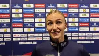 Stine Oftedal play for the Women's EHF EURO 2022 gold with Norway