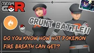 Shiny Mega Swampert defeats Team Rocket Fire Grunt