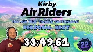 Kirby Air Riders: All Air Ride Tracks (Glitchless) in 33:49.61 | KellyKr22 Speedrunning