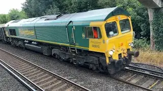 Class 66 & 444 Desiro Crossover | 66610 & 444012 + 444014 | Freightliner & SWR
