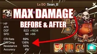 Max Damage Xiong Fei & Patch Comparison, Big Change? | Summoners War