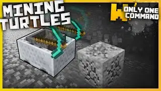 Minecraft - Mining Turtles with only one command block! (1.9 command | No mods!)