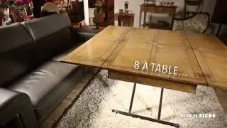 Meubles Sicre -  Table Basse Multifonction Gain de place