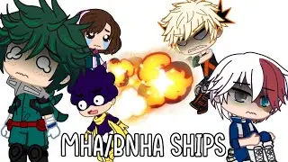 MHA Characters Reacting to Ships but it&rsquo;s kinda accurate || Gacha Club