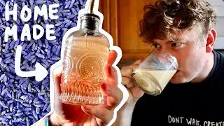 Making Natural Lavander Syrup for Springtime coffee drinks