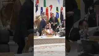 Prince Crown Of Saudi Arabian vs Former US President TRUMP in G20 moments