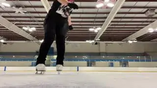 Parallel stop | Hockey Stop | Adult figure skating | Adults Skate Too