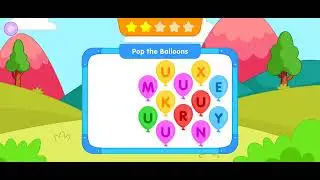 Learning channel for kids... Pop the balloons of letters 🔤