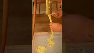 Have you ever seen this PASTA tool? Extruding spaghetti with Bigolaro extruder #food