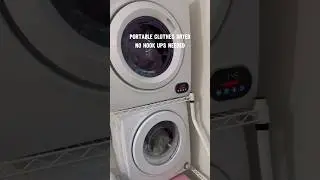 Портативная сушилка для одежды, подходящая для квартиры😊 Компактная сушилка для одежды с 4 автома...