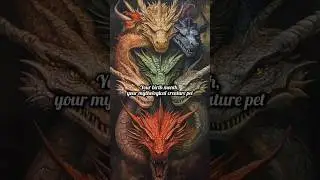 Your birth month, your mythological creature pet #mythological #birthmonth #pov #aesthetic #creature
