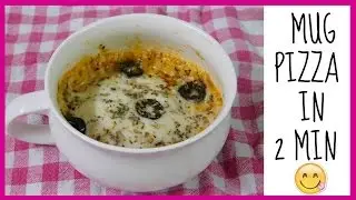 Mug Pizza Recipe | Microwave Pizza in 2 Minutes 🍕