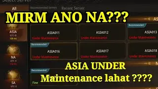 MIRM LAUNCH ISSUE !!! ASIA UNDER MAINTENANCE ALL SERVER???? WHAT HAPPEN MIRM? #MIRM #mirm #wemade