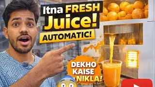 Electronic Orange juice Machine | Automatic orange juice Machine | Fresh orange juice 🥤