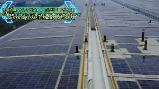 We have 8 years history, try us. Autonomous solar clean robot #solarcleaning #pvcleaner #solarclean
