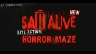 Saw Alive Advert Thorpe Park
