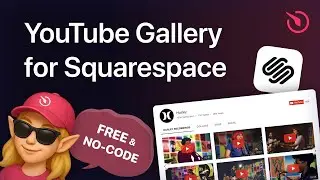 How to add YouTube Gallery to Squarespace website [FREE]