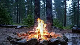 Fireplace and Rain Sounds ASMR Soothing Sounds: Fall Asleep FAST Tonight!