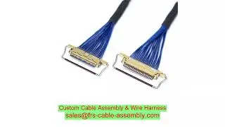Custom Cable Assembly N Socket To Mcx Plug Right Angle Gold Plated RF Coaxial Cable Assembly
