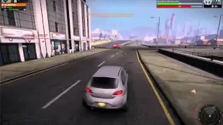 Lets Play APB All Points Bulletin - Big Finish (Huge Car Explosion Intel Core i7)