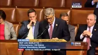 Rep. Lou Barletta on the House Floor - 6-12-15