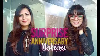It's my 1st Anniversary, make me look Fab | Bang Haircut | nape cleaning | NYNY Unisex Salon