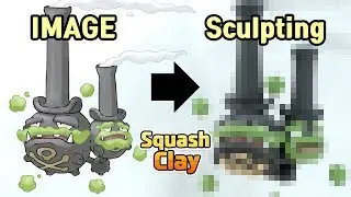 Pokémon Clay Art: Galarian Weezing Poison/Fairy type!! (Satisfying video)
