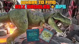 ARK: ТОП-8 ЛУЧШИХ способов найти/добыть BPS для седла Рекса! Пещеры и дропы!