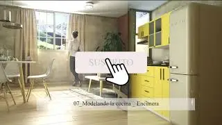 07 Modelando Cocina_Encimera