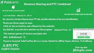 PaidVerts login ads get huge traffic | PaidVerts have 2.5 million user|Revenue Sharing |Part-04