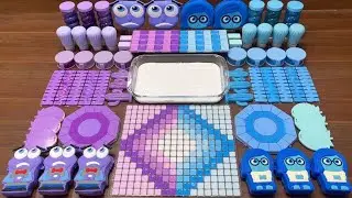 LIVE: Slime Mixing Random Things Into Glossy Slime | PURPLE Vs BLUE Showdown #145
