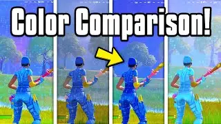 Fortnite: Colorblind Modes Comparison